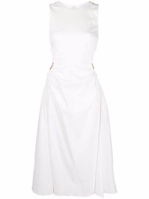 Patrizia Pepe abito essential cut-out dress - White