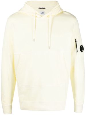 C.P. Company lens-detail cotton hoodie - Yellow