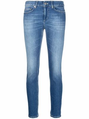 DONDUP cropped skinny-cut jeans - Blue