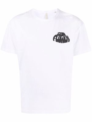 Sunflower Base Wave Logo T-shirt - White
