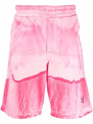 Kenzo watercolour-effect shorts - Pink