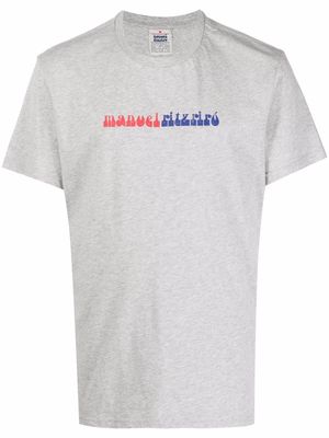 Manuel Ritz logo-print T-shirt - Grey