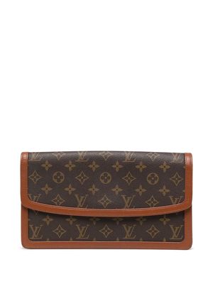 Louis Vuitton 1991 pre-owned monogram Damme GM clutch - Brown