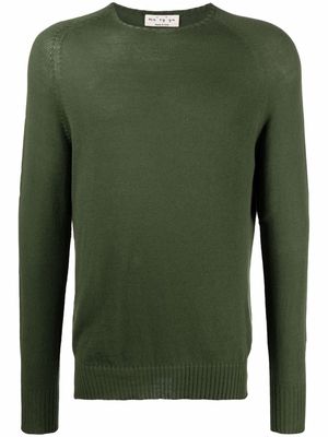 Ma'ry'ya knitted cotton-blend jumper - Green