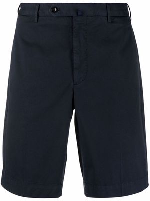 Incotex mid-rise cotton bermuda shorts - Blue