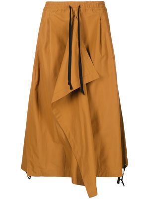 Bed J.W. Ford wide-leg flared trousers - Brown