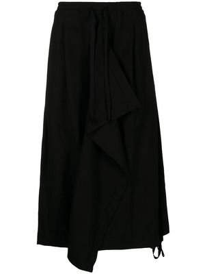 Bed J.W. Ford wide-leg flared trousers - Black