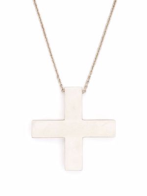 Parts of Four Plus cross necklace - Silver