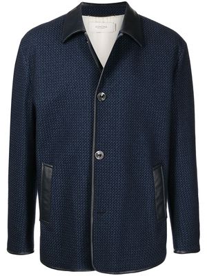 Agnona button-down fitted blazer - Blue