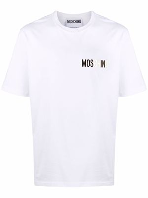 Moschino embossed-logo T-shirt - White