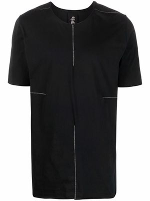 Thom Krom stitch-detail fitted T-shirt - Black
