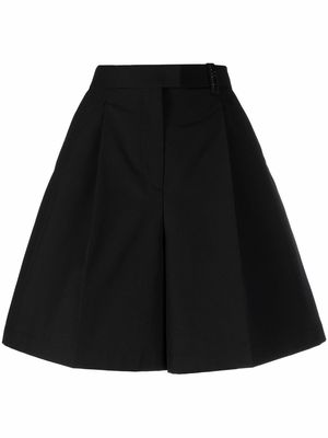 Moncler inverted-pleat skirt - Black