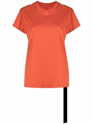 Rick Owens DRKSHDW strap-detail cotton T-shirt - Orange