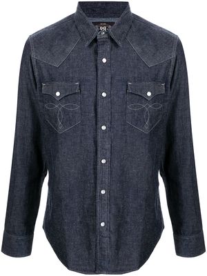 Polo Ralph Lauren long-sleeve denim Western shirt - Blue