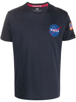 Alpha Industries NASA print T-shirt - Blue