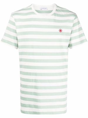 Manuel Ritz striped short-sleeve T-shirt - Green