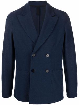 Harris Wharf London fitted double-breasted blazer - Blue