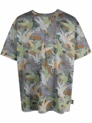 ETRO camouflage-print short-sleeve T-shirt - Green
