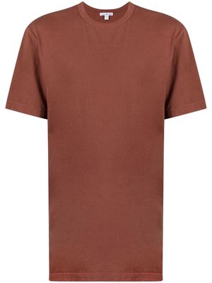 James Perse short-sleeved combed cotton T-shirt - Brown