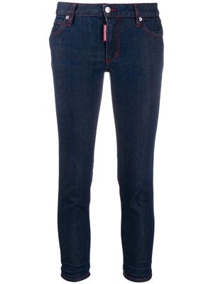 Dsquared2 skinny cropped jeans - Blue
