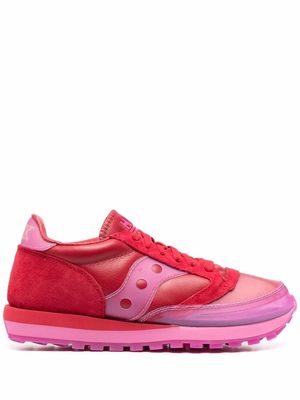 Saucony two-tone low-top sneakers - Red