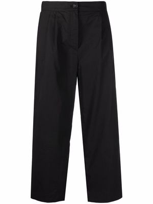 Woolrich straight-leg cropped trousers - Black
