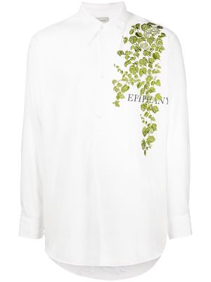 Bed J.W. Ford embroidered-detail shirt - White