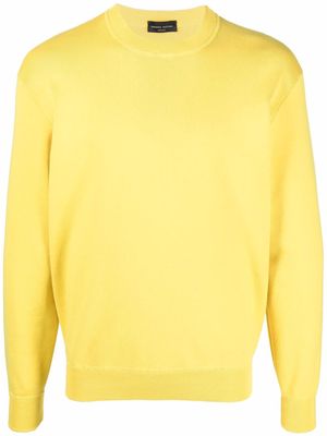 Roberto Collina crew neck knit jumper - Yellow