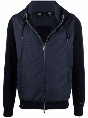 BOSS Elupo hooded jacket - Blue