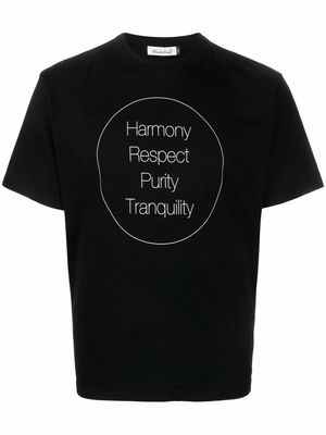 UNDERCOVER slogan-print short-sleeve T-shirt - Black