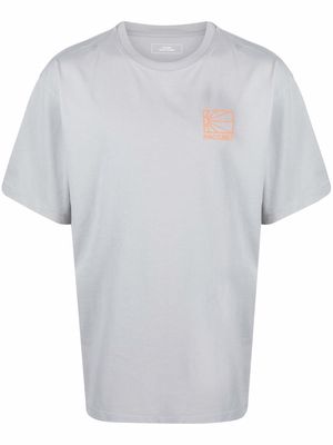 PACCBET logo-print cotton T-Shirt - Blue