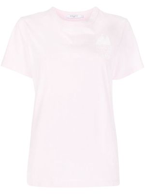 Maison Kitsuné cotton round-neck T-shirt - Pink
