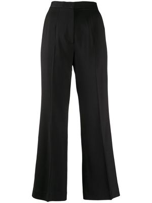 GOODIOUS cropped boot-cut trousers - Black