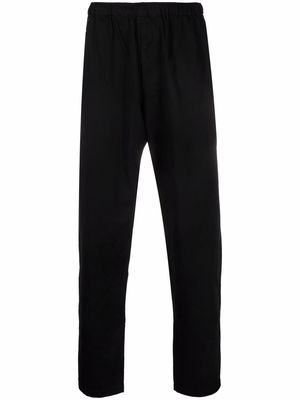 UNDERCOVER elasticated-waist straight-leg trousers - Black