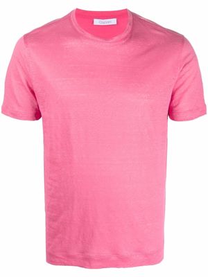 Cruciani short-sleeve fitted T-shirt - Pink