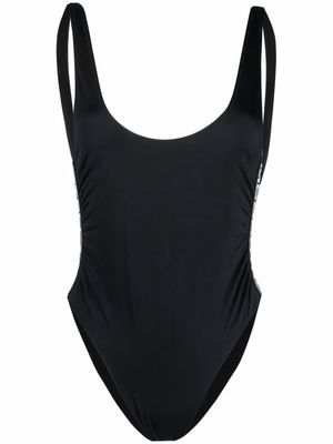 Stella McCartney logo tape swimsuit - Black