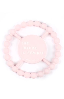 Bella Tunno The Future is Female Teether in Pink