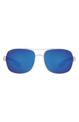 Costa Del Mar 59mm Polarized Navigator Sunglasses in Lite Grey