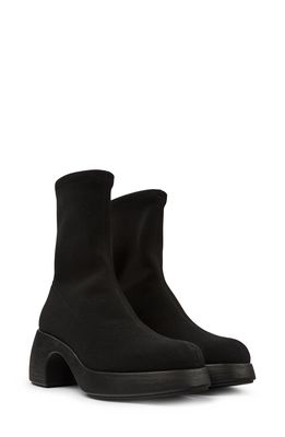 Camper Thelma Knit Boot in Black