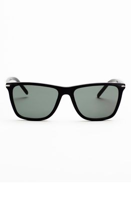 PAIGE Blake 54mm Square Sunglasses in Black