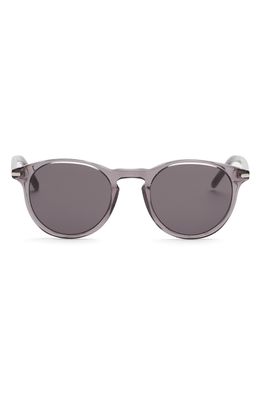 PAIGE Caylen 47mm Round Sunglasses in Mineral Grey