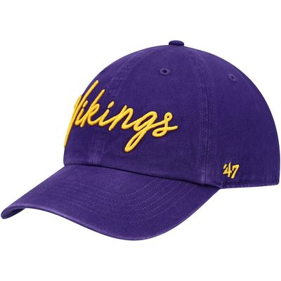 Women's '47 Purple Minnesota Vikings Vocal Clean Up Adjustable Hat