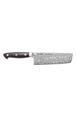 ZWILLING Bob Kramer Euroline Damascus Collection 6.5-inch Nakiri Knife in Stainless Steel