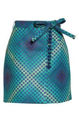 paco rabanne x Fondation Vasarely Ferde Mini Skirt in V302 Small Ferde