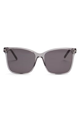 PAIGE Morgan 56mm Square Sunglasses in Mineral Grey