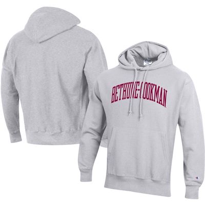 Men's Champion Gray Bethune-Cookman Wildcats Tall Arch Pullover Hoodie