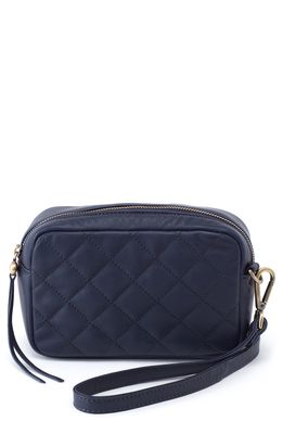 HOBO Clover Quilted Leather Crossbody Bag in Navy