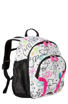 The North Face Kids' Sprout Backpack in White Critter Camp