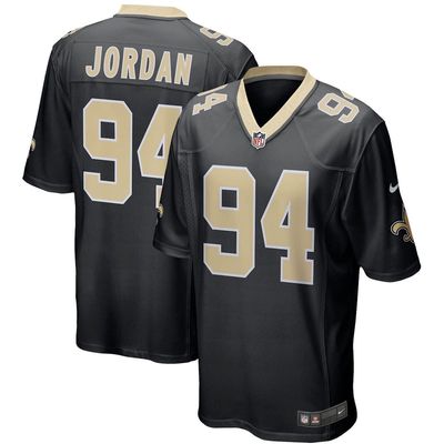 Men's Nike Cameron Jordan Black New Orleans Saints Game Player Jersey