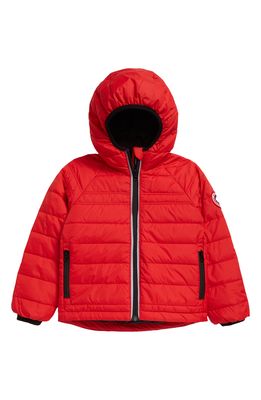 Canada Goose Kids' PBI Bobcat 625-Fill-Power Down Jacket in Red